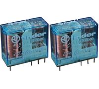 RELAIS SÉRIE 40 STANDARD 12 Vcc 1 CIRCUITS COMMUTÉS 8 broches 16 A MINI-RELE CIRCUIT IMPRIMÉ 29 x 25 x 12,4 mm FINDER 40.61.9.012.0000 (Lot de 2)
