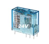 RELAIS SÉRIE 40 STANDARD 24 Vcc 1 CIRCUITS COMMUTÉS 6 broches 16 A MINI-RELE CIRCUIT IMPRIMÉ 29 x 25 x 12,4 mm FINDER 40.61.9.024.0000