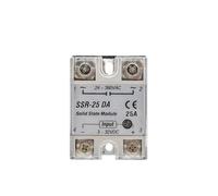 Relais statique SSR-40DA 40DD 40AA simple contrôle CC CA 10 A 25 A 40 A 60 A 80 A 100 A module relais(DA,SSR-25A)