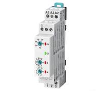 Relais temporel multifonction 220 V 10 modes rail DIN | 10 modes de temps, 0, pour une plage de 1 s à 30 h, indicateur d'état LED, fonctionnement 220 V, bouton Fn simple