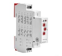 Relais temporel multifonction GRT8-M pour rail DIN - Minuterie réglable 0, pour 1 s à 10 jours, AC/DC 12-240 V, retard marche/arrêt pour contrôle industriel (GRT8-M1)
