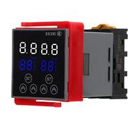 Relais temporisateur LCD multifonction 110V AC, boîtier ignifuge PP, affichage digital clair - Minuterie précise, 3 modes de fonctionnement, pour équipements d’automatisation (DC12V)