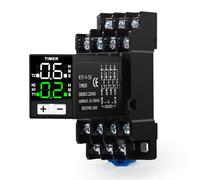 Relais Temporisé 220V AC Relais minuterie 0,1 à 99H 14 broches 4NO 4NC