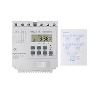 Relais Temporisé 380V 25A Triphasé Haute Performance Horloge Programmable Verrouillage Automatique Minuterie