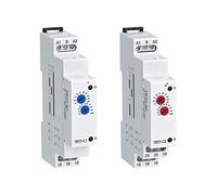 Relais temporisé électronique 220 relais de tension 220v 10 groupes plage réglage temps 0.1s-10 jours 1 pièces(Orange Knob,TBT7-C1-ACDC12-240V)