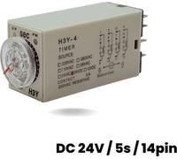 Relais temporisé électronique 24 V CC / 5 s / 14 broches