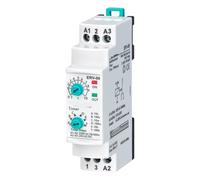 Relais temporisé électronique multifonction ERV-08, réglable (0,1 s - 100 h), 1 pièce(110VAC 24VDC)