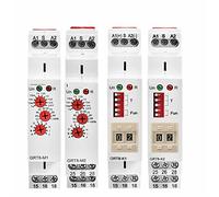Relais temporisé multifonction électronique réglable ou interrupteur de minuterie réglage numérique 12V 24V 48V 110V 220V GRT8-M GRT8-K 1 pièces(Grt8-k2-ac230v)
