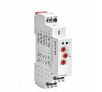 Relais temporisé multifonction GRT8-M 16A avec 10 choix de fonctions AC DC 12V 24V 220V 230V relais 1 pièces(GRT8-M1 ACDC12V-240V)