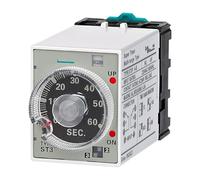 Relais temporisé multifonction ST3P avec prise d'alimentation CA/CC, 1 pièce(24VAC-DC,A-E 60sec. - 6hours)