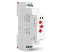 Relais Temporisé Multifonctionnel, Relais Temporisé GRT8-M1 avec 10 Fonctions Montage sur Rail DIN AC/DC 12V ~ 240V