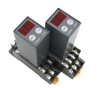 Relais temporisé numérique 0.1S-990H, délai de mise sous tension et d'arrêt, multi-mode, DC12V, DC24V, AC220V, H3Y-2, avec prise de Base 2NO2NC, 1 pièce(AC 220V,H3Y-2)
