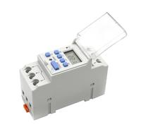 Relais temporisé numérique programmable hebdomadaire 7 jours, type THC15A, 2 fils, for rail DIN, contrôle de minuterie, AC 220 V, 230, 12, 24, 48, 16 A(30a,1NO1NC 12V AC DC)