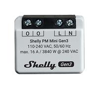 Relais Wi-Fi Shelly PM Mini Gen3 Suivi de l'énergie, Bluetooth, Encastrable, Protection thermique
