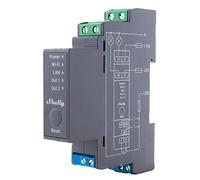 Shelly Relais sur rail DIN Pro2 2 canaux Wi‑Fi LAN Bluetooth 25 A contacts secs