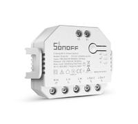 Relais Wi-Fi Sonoff Dual R3 Contrôle des volets et de l'éclairage, Suivi de l'énergie, Encastrable DIN