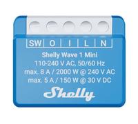 Relais Z-Wave Shelly Wave 1 Mini LR Contrôle d'équipements, Contact sec, Ultra-compact