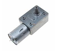 Reland Sun JGY-370 12 V DC Moteur à engrenage sans fin 12 V Moteur à couple élevé Mini turbine Worm 12 V Moteur électrique autobloquant pour mini moteur à engrenages (90 tr/min)