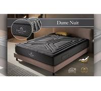 Matelas 135x190 dame nuit soutien ferme évolutif ressorts ensachés deep spring & confort multizone hr - 25cm d'epaisseur