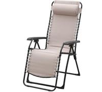 Relax matelassé pliant pour l'extérieur Roma taupe