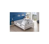 RELAX - Pack pret a dormir - Matelas + sommier 160x200 + couette + 2 oreillers