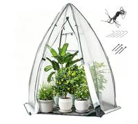 RELAX4LIFE Mini Serre Dôme de Jardin Walk-in 160x182cm Hivernage