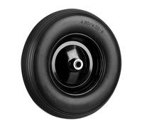 relaxdays 1 x roue de brouette 4.80 4.00-8 noire