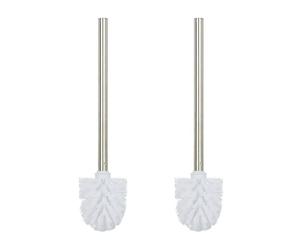 Relaxdays 10 brosses WC blanches
