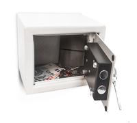 Relaxdays 10010086 Coffre-fort mural petit Acier massif Gris