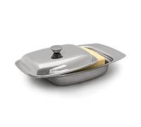 Relaxdays Beurrier Acier Inoxydable Argent