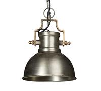 Relaxdays 10019224 Suspension industrielle mate petit HBT, Suspension à cloche, Abat-jour de style Industriel, Suspension de E27 à 40W, Anthracite