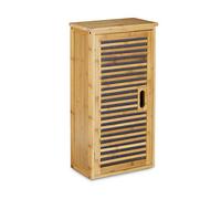 Relaxdays Armoire de salle de bain bambou