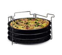 Relaxdays Plaques de cuisson pizza lot de 4