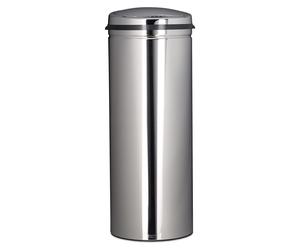 relaxdays 10021223_0 relaxdays Sensor Mülleimer 50,0 l silber