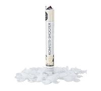 Relaxdays Lanceur de confettis roses blanches