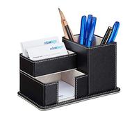Relaxdays Organiseur fournitures bureau noir