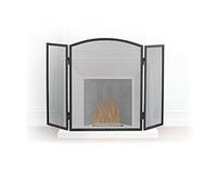 Relaxdays Pare-feu cheminée acier