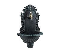 Relaxdays Fontaine de jardin murale antique