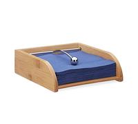 Relaxdays Porte-serviettes de table en bambou
