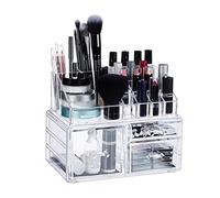 Relaxdays Organiseur à Maquillage avec 3 Tiroirs