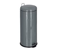 relaxdays 10025619_111 Poubelle, Acier Inoxydable, Gris, 68,5 x 30,5 x 36 cm
