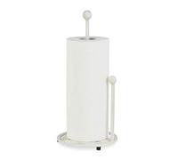 Relaxdays 10026417 Support de Rouleau Pieds, Fonte de Fer, Porte-sopalin Retro, Style Rustique, Hauteur: 33 cm, Blanc, Weiß