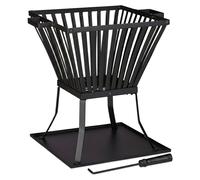 relaxdays 10026548_0 relaxdays Feuerschale XL schwarz