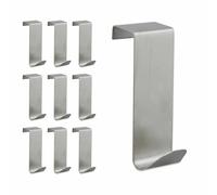 Relaxdays Patères de porte en acier en lot de 10