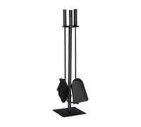 Relaxdays Ensemble serviteur de cheminée 4 pièces