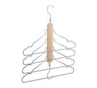 Relaxdays 10x cintres multiples en bois