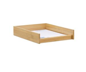 Relaxdays 10x corbeilles à courrier en bois Bureau