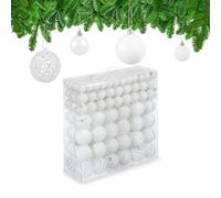Relaxdays 150x boules de Noël