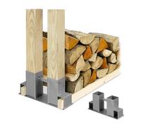 Relaxdays 2 aides à l'empilage de votre bois