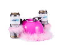 Relaxdays 2 casques bière roses